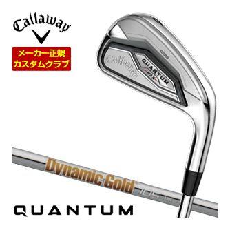特注カスタムクラブ キャロウェイ QUANTUM MAX アイアン 4本セット[＃7-PW] ダイナミックゴールド 105 シャフト