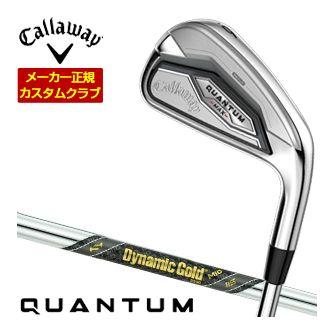 特注カスタムクラブ キャロウェイ QUANTUM MAX アイアン 4本セット[＃7-PW] ダイナミックゴールド MID 115 シャフト
