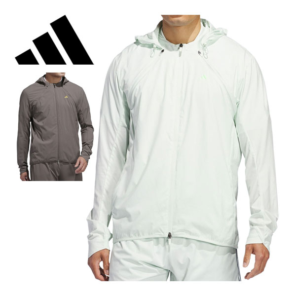アディダス ゴルフウェア メンズ ULT365 ツイストウィーブ デタッチャブル フルジップ ジャケット EZY13 2024年春夏モデル M-XL