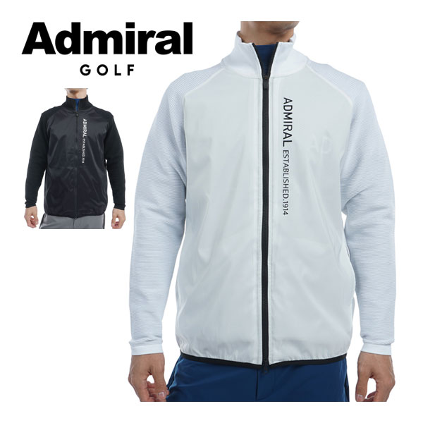 アドミラルゴルフ ハイブリッド パフォーマンス フルジップ ジャケット メンズ 2024年秋冬モデル M-3L ADMA459