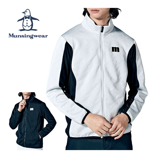 マンシングウェア ENVOY バイアス mロゴ キルトジャカード フルジップ ミドラー ゴルフウェア メンズ MEMWJL50の通販は 10,725円