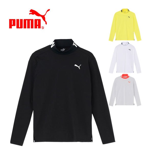 プーマ ゴルフウェア メンズ ストレッチスムース スローガンロゴ