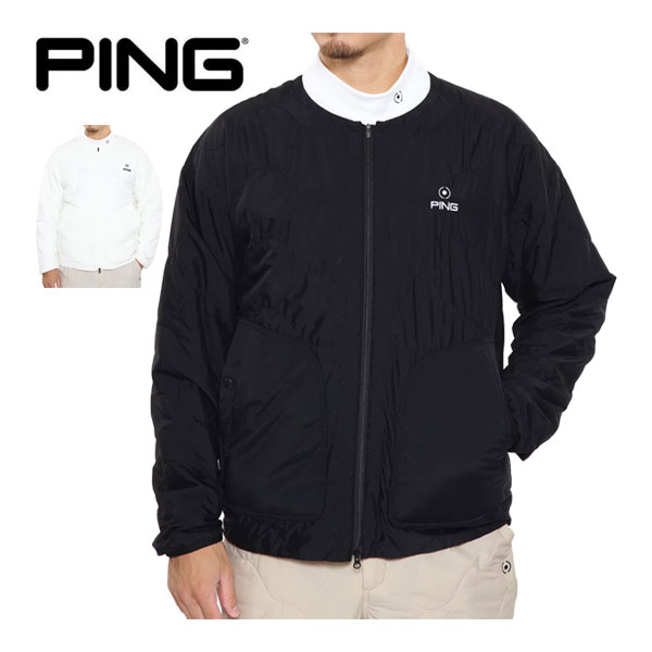 ゴルフ  ジャケット ピン ネイティブライン ストレッチ フルジップ 中綿 ブルゾン