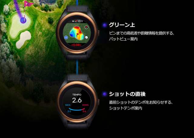 ボイスキャディ 腕時計型 Gps ゴルフナビ T8の通販はau Pay マーケット ゴルフプラザ グリーンフィル