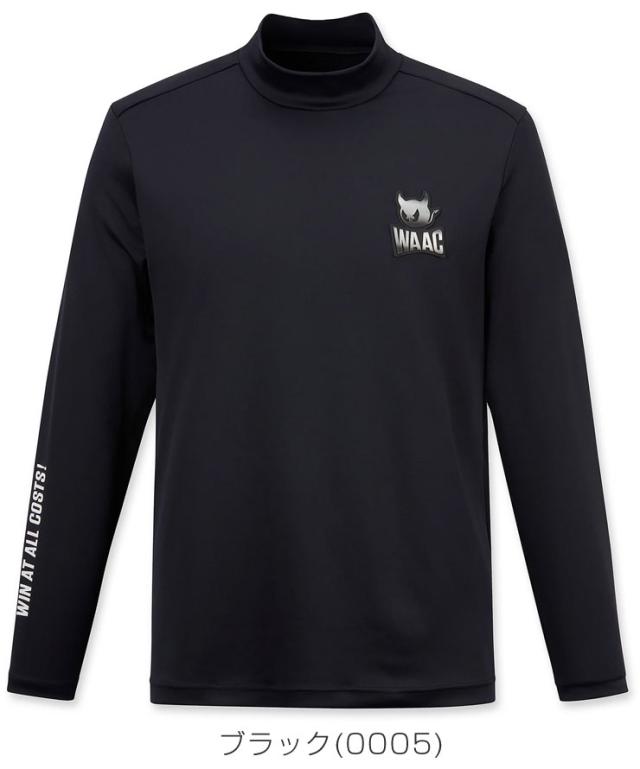 WAAC PLAYERS EDITION モックネック長袖シャツ ゴルフウェア メンズ