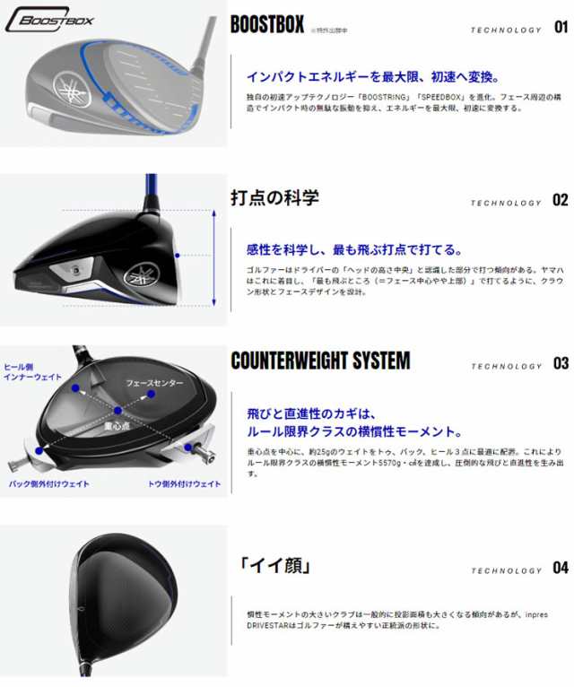 ヤマハ 2023年モデル インプレス DRIVESTAR ドライバー SPEEDER NX for