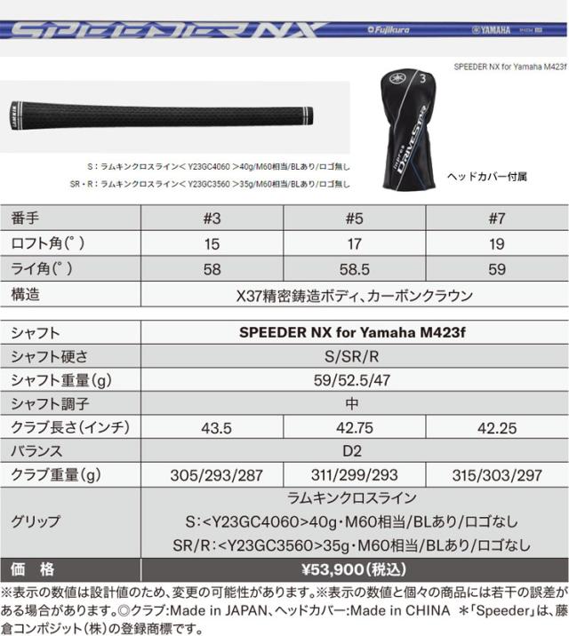 特注カスタムクラブ ヤマハ 2023年モデル インプレス DRIVESTAR