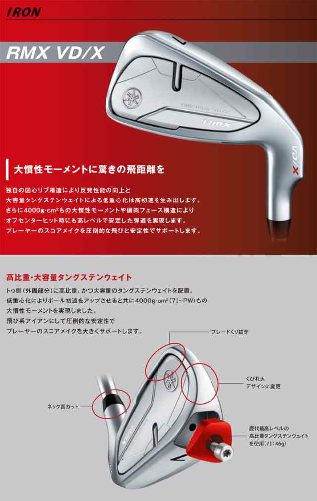 ヤマハ 2024 RMX PRO 120 [リミックス] 115 (NS アイアン TOUR105