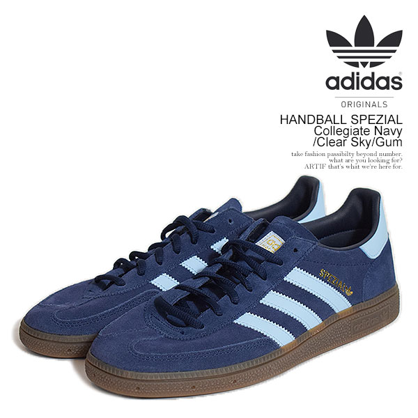adidas Originals アディダス オリジナルス HANDBALL SPEZIAL Collegiate Navy/Clear Sky/Gum スニーカー スペツィアル atfacc