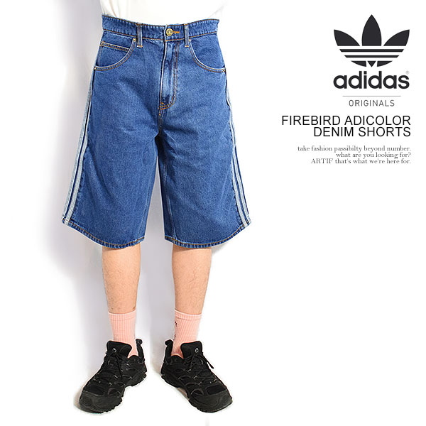 adidas Originals アディダス オリジナルス FIREBIRD ADICOLOR DENIM SHORTS ショートパンツ デニムショーツ KD1500 atfpts