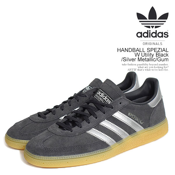 adidas Originals アディダス オリジナルス HANDBALL SPEZIAL W Utility Black/Silver Metallic/Gum スニーカー スペツィアル atfacc