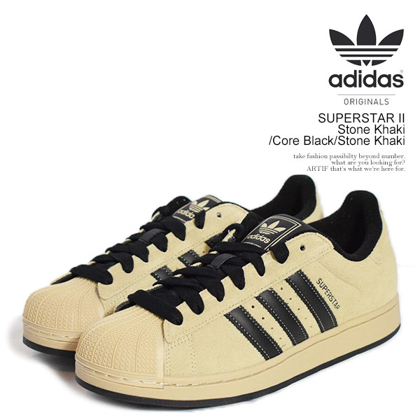 adidas Originals アディダス オリジナルス SUPERSTAR II Stone Khaki/Core Black/Stone Khaki スニーカー スーパースター2 atfacc