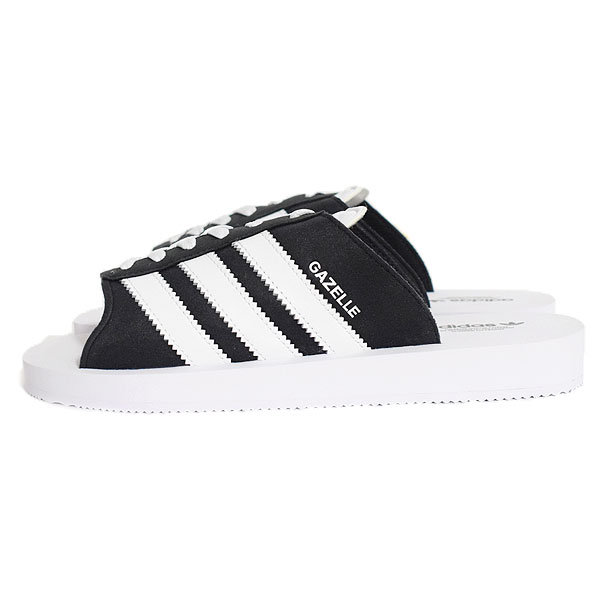adidas Originals アディダス オリジナルス GAZELLE BEACH SLIDES Core Black/Cloud White/Cloud White メンズ サンダル atfacc adidas Originals アディダス オリジナルス GAZELLE BEACH SLIDES Core