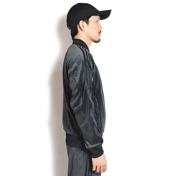 adidas Originals アディダス オリジナルス SST アディカラー ベロア トラックトップ -BLACK- メンズ ジャケット ベロア atfjkt