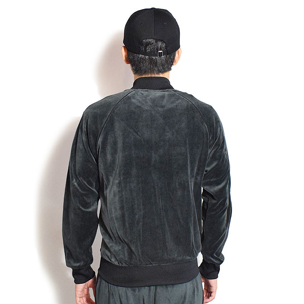 adidas Originals アディダス オリジナルス SST アディカラー ベロア トラックトップ -BLACK- メンズ ジャケット ベロア atfjkt