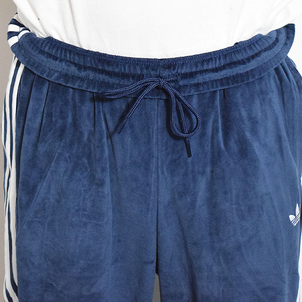 adidas Originals アディダス オリジナルス SSTアディカラー ベロア トラックパンツ -NIGHT INDIGO- パンツ トラックパンツ atfpts