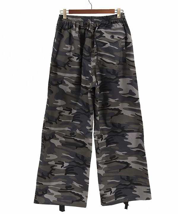 2024 春夏 先行予約 5月上旬〜中旬入荷予定 ANGENEHM アンゲネーム Motif of royal navy camouflage trousers メンズ パンツ atfpts