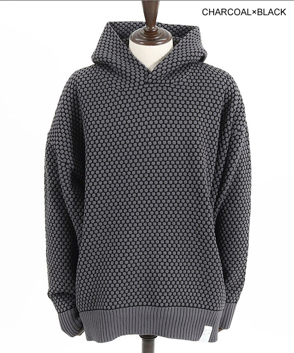 2024 秋冬 先行予約 【12月下旬から1月上旬入荷予定】ANGENEHM アンゲネーム Light yarn cable stitch knit hoodie atftps 2024 秋冬 先行予約 10月中旬〜下旬入荷予定 ANGENEHM アンゲネーム