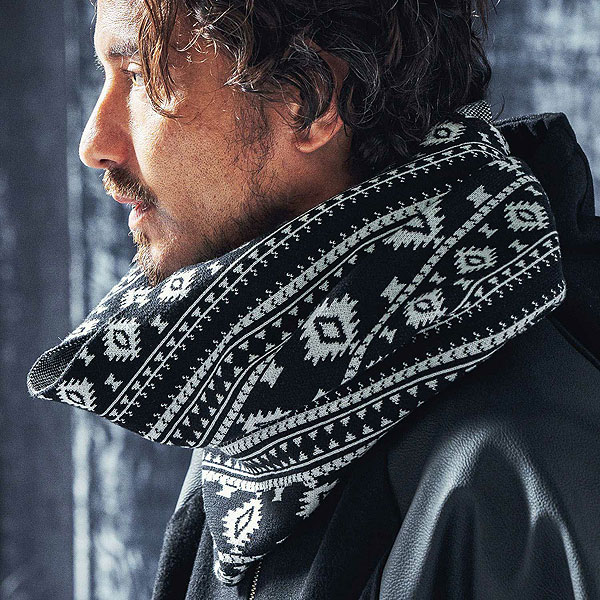 2024 秋冬 先行予約 10月上旬〜中旬入荷予定 ANGENEHM アンゲネーム Native pattern knit snood スヌード atfacc_10