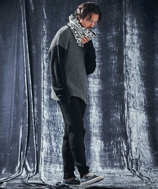 2024 秋冬 先行予約 10月上旬〜中旬入荷予定 ANGENEHM アンゲネーム Native pattern knit snood スヌード atfacc_12
