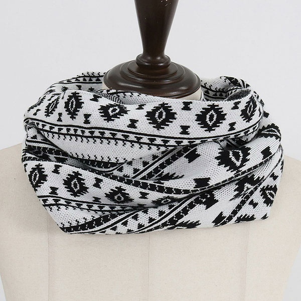 2024 秋冬 先行予約 10月上旬〜中旬入荷予定 ANGENEHM アンゲネーム Native pattern knit snood スヌード atfacc_13
