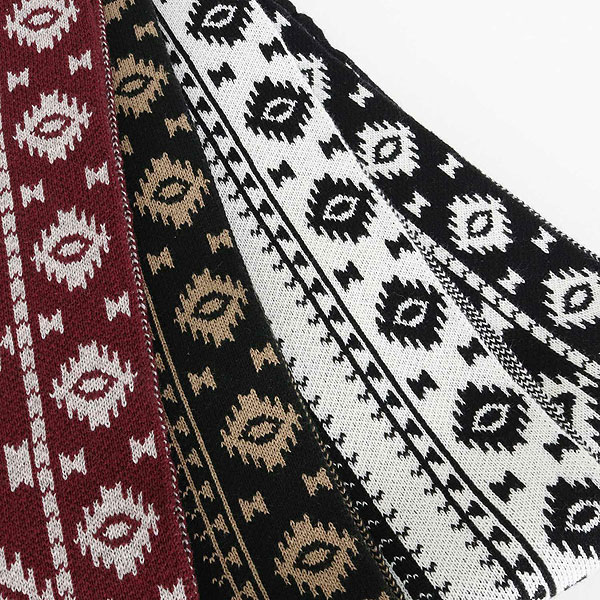 2024 秋冬 先行予約 10月上旬〜中旬入荷予定 ANGENEHM アンゲネーム Native pattern knit snood スヌード atfacc_15