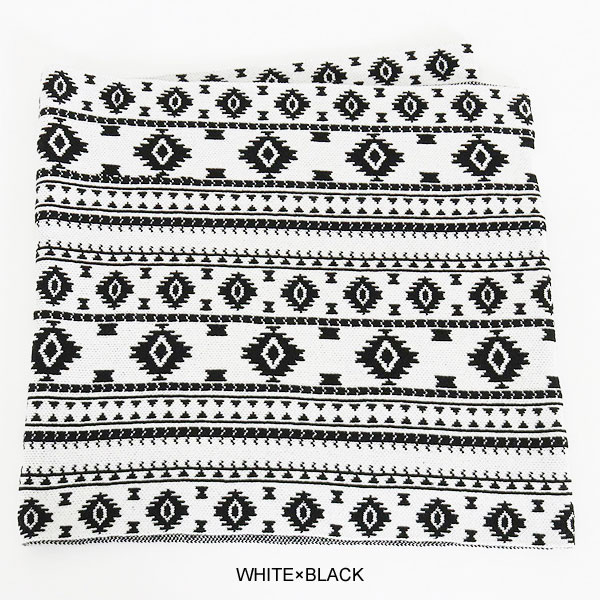 2024 秋冬 先行予約 10月上旬〜中旬入荷予定 ANGENEHM アンゲネーム Native pattern knit snood スヌード atfacc_16