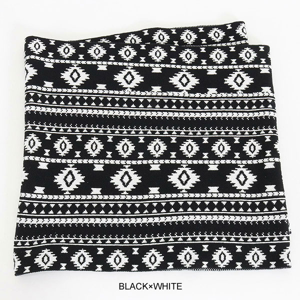 2024 秋冬 先行予約 10月上旬〜中旬入荷予定 ANGENEHM アンゲネーム Native pattern knit snood スヌード atfacc_17
