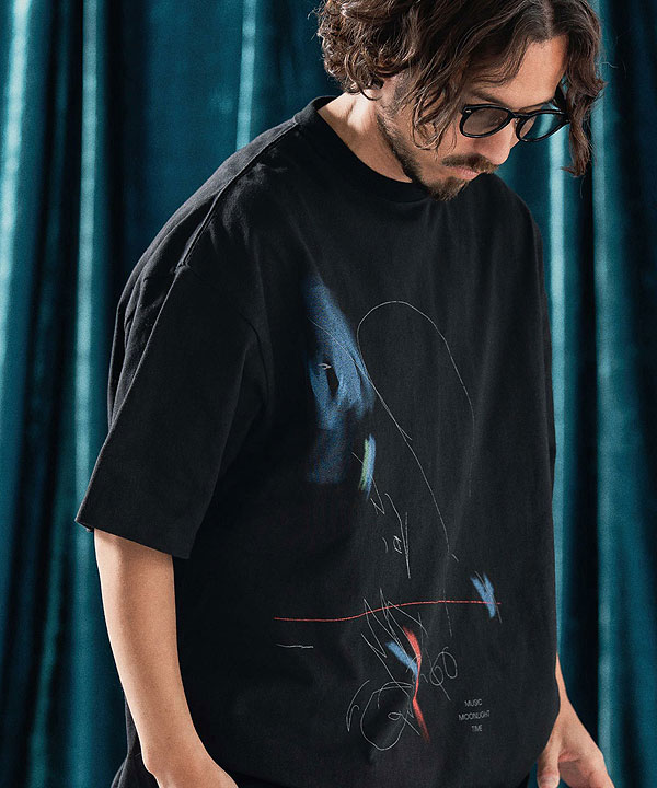 ANGENEHM アンゲネーム Printed T-shirt -handwriting esque- Tシャツ atftps
