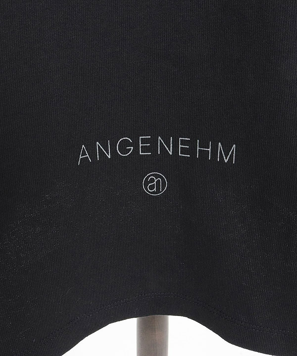 ANGENEHM アンゲネーム Printed T-shirt -handwriting esque- Tシャツ atftps