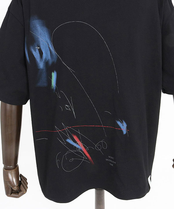 ANGENEHM アンゲネーム Printed T-shirt -handwriting esque- Tシャツ atftps