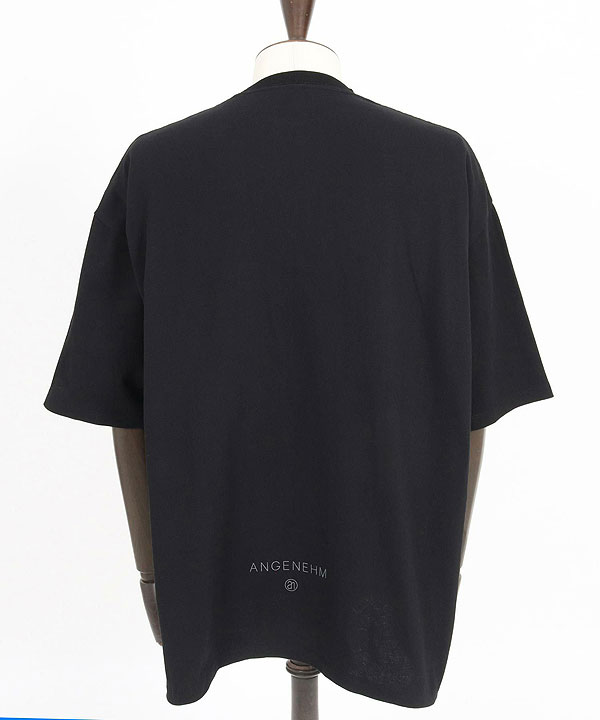 ANGENEHM アンゲネーム Printed T-shirt -handwriting esque- Tシャツ atftps