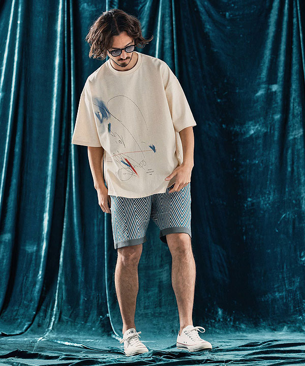 ANGENEHM アンゲネーム Printed T-shirt -handwriting esque- Tシャツ atftps