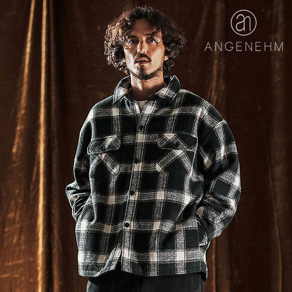 2025 秋冬 先行予約 11月上旬〜中旬入荷予定 ANGENEHM アンゲネーム Plaid CPO Jacket メンズ ジャケット キャンセル不可 atfjkt