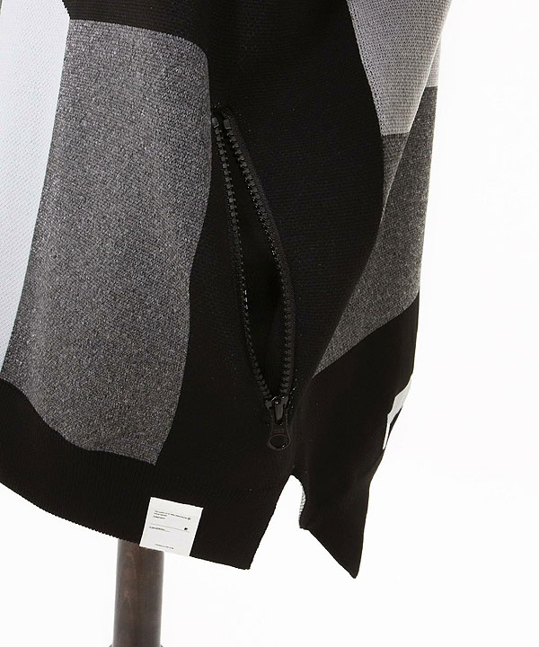 2025 秋冬 先行予約 10月中旬〜下旬入荷予定 ANGENEHM アンゲネーム Jacquard Block Color Hoodie -Airy Yarn Sweater- atftps