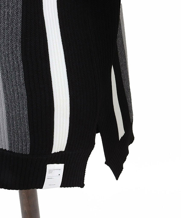2025 秋冬 先行予約 10月中旬〜下旬入荷予定 ANGENEHM アンゲネーム Multi-Stripe Crew Knit -Airy Yarn Sweater- ニット atftps