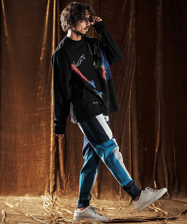 2025 秋冬 先行予約 10月上旬〜中旬入荷予定 ANGENEHM アンゲネーム Printed Long Sleeve T-Shirt -handwriting-esque- atftps