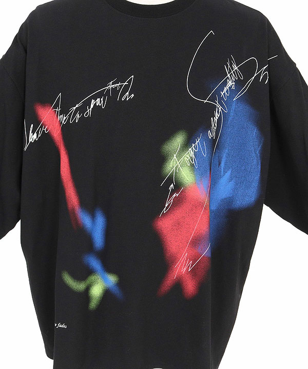 2025 秋冬 先行予約 10月上旬〜中旬入荷予定 ANGENEHM アンゲネーム Printed Long Sleeve T-Shirt -handwriting-esque- atftps