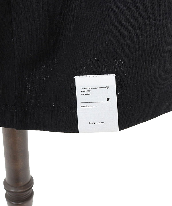 2025 秋冬 先行予約 10月上旬〜中旬入荷予定 ANGENEHM アンゲネーム Printed Long Sleeve T-Shirt -handwriting-esque- atftps