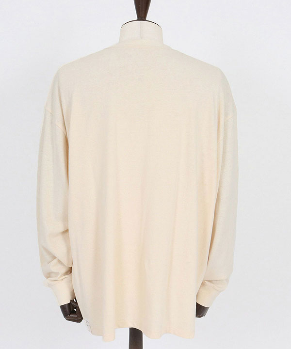 2025 秋冬 先行予約 10月上旬〜中旬入荷予定 ANGENEHM アンゲネーム Printed Long Sleeve T-Shirt -handwriting-esque- atftps