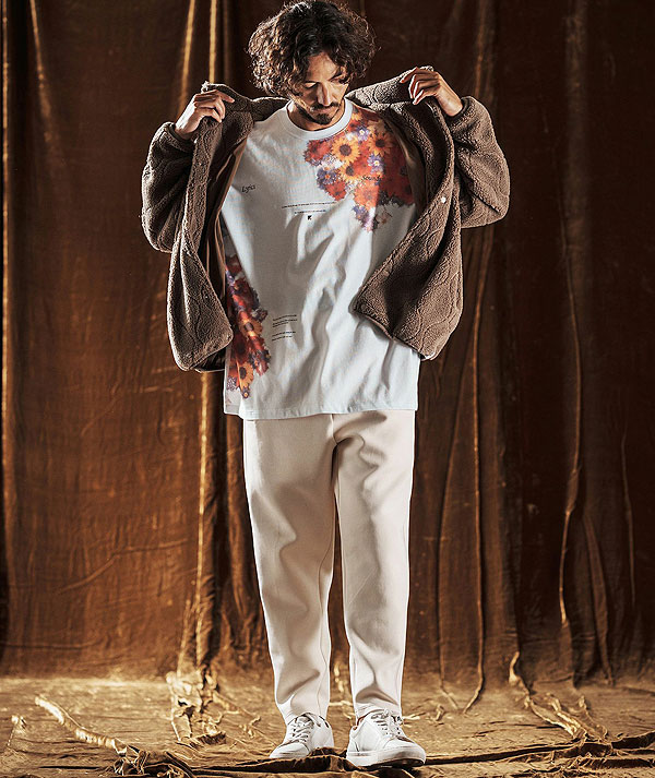 2025 秋冬 先行予約 8月下旬〜9月上旬入荷予定 ANGENEHM アンゲネーム Printed T-shirt -Botanical Art- キャンセル不可 atftps