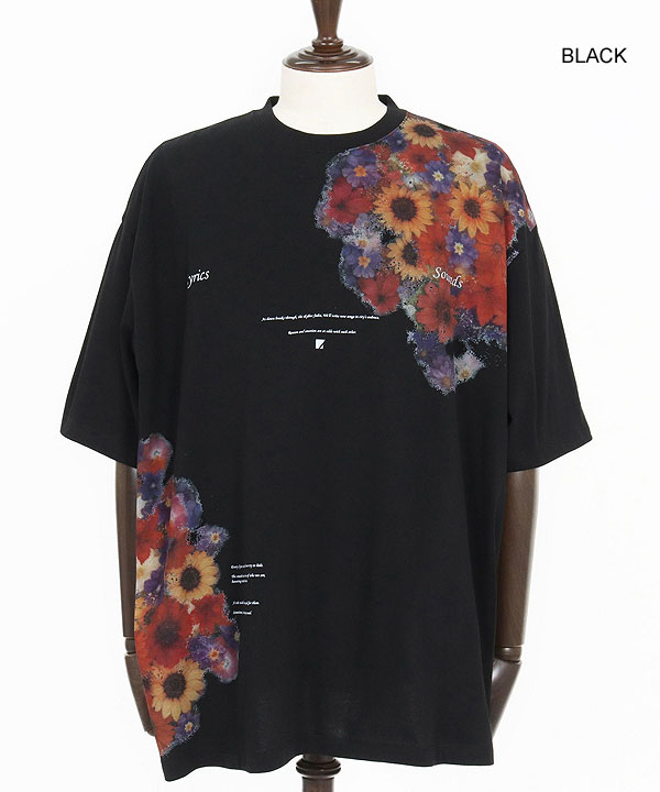 2025 秋冬 先行予約 8月下旬〜9月上旬入荷予定 ANGENEHM アンゲネーム Printed T-shirt -Botanical Art- キャンセル不可 atftps