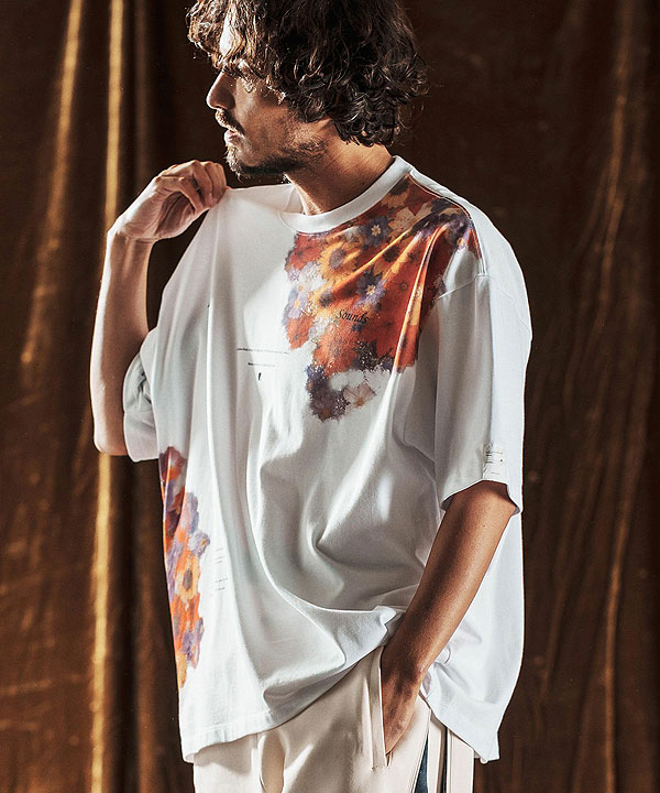 2025 秋冬 先行予約 8月下旬〜9月上旬入荷予定 ANGENEHM アンゲネーム Printed T-shirt -Botanical Art- キャンセル不可 atftps