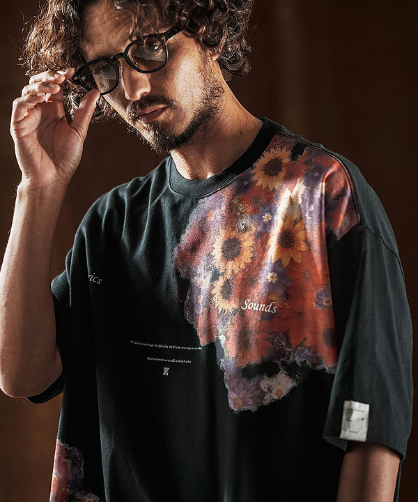 2025 秋冬 先行予約 8月下旬〜9月上旬入荷予定 ANGENEHM アンゲネーム Printed T-shirt -Botanical Art- キャンセル不可 atftps