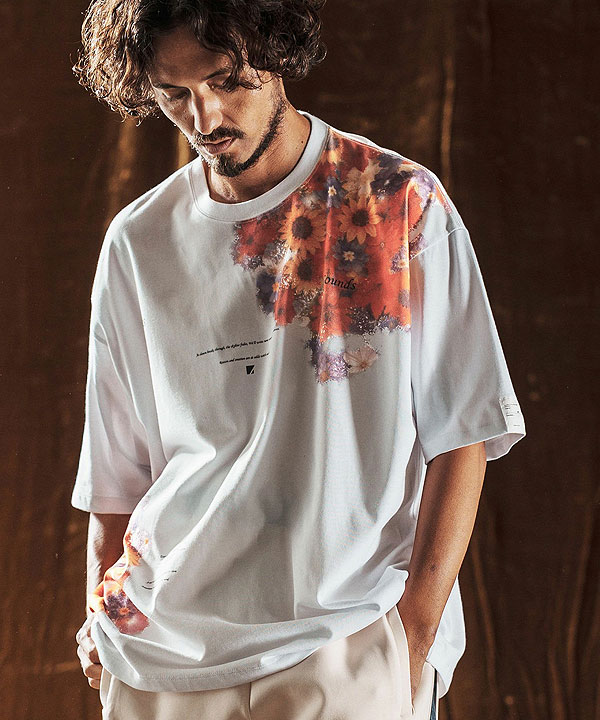 2025 秋冬 先行予約 8月下旬〜9月上旬入荷予定 ANGENEHM アンゲネーム Printed T-shirt -Botanical Art- キャンセル不可 atftps