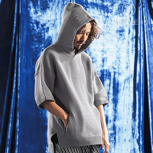 2026 春夏 先行予約 4月下旬〜5月上旬入荷予定 ANGENEHM アンゲネーム Sheer Mesh Airy Knit Hoodie パーカー 送料無料 atftps