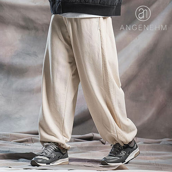 2026 秋冬 先行予約 9月上旬〜中旬入荷予定 ANGENEHM アンゲネーム Sweat Baggy Pants メンズ パンツ 送料無料 キャンセル不可 atfpts