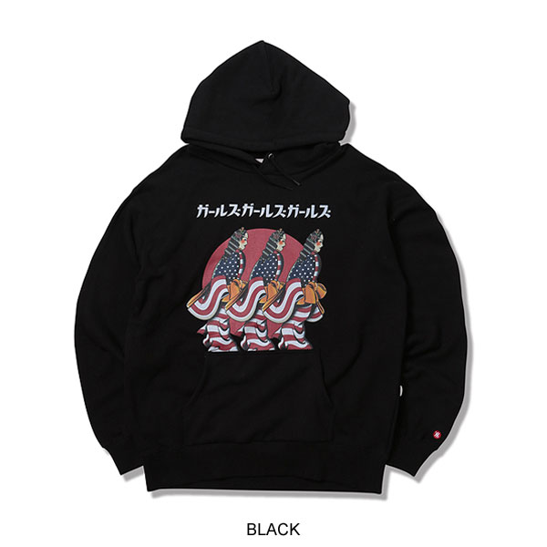 50％OFF SALE セール ANIMALIA アニマリア HOODIE -Geisha- メンズ プルオーバーパーカー atftps