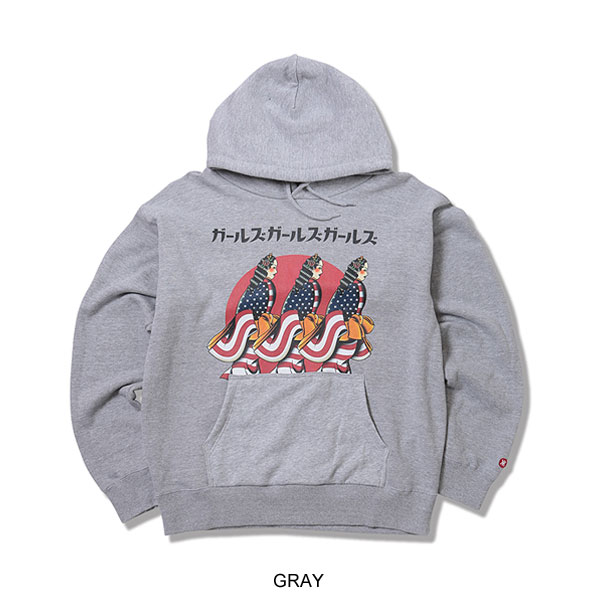 50％OFF SALE セール ANIMALIA アニマリア HOODIE -Geisha- メンズ プルオーバーパーカー atftps