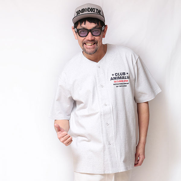 ANIMALIA アニマリア 8.5oz Base Ball Shirts メンズ シャツ atftps